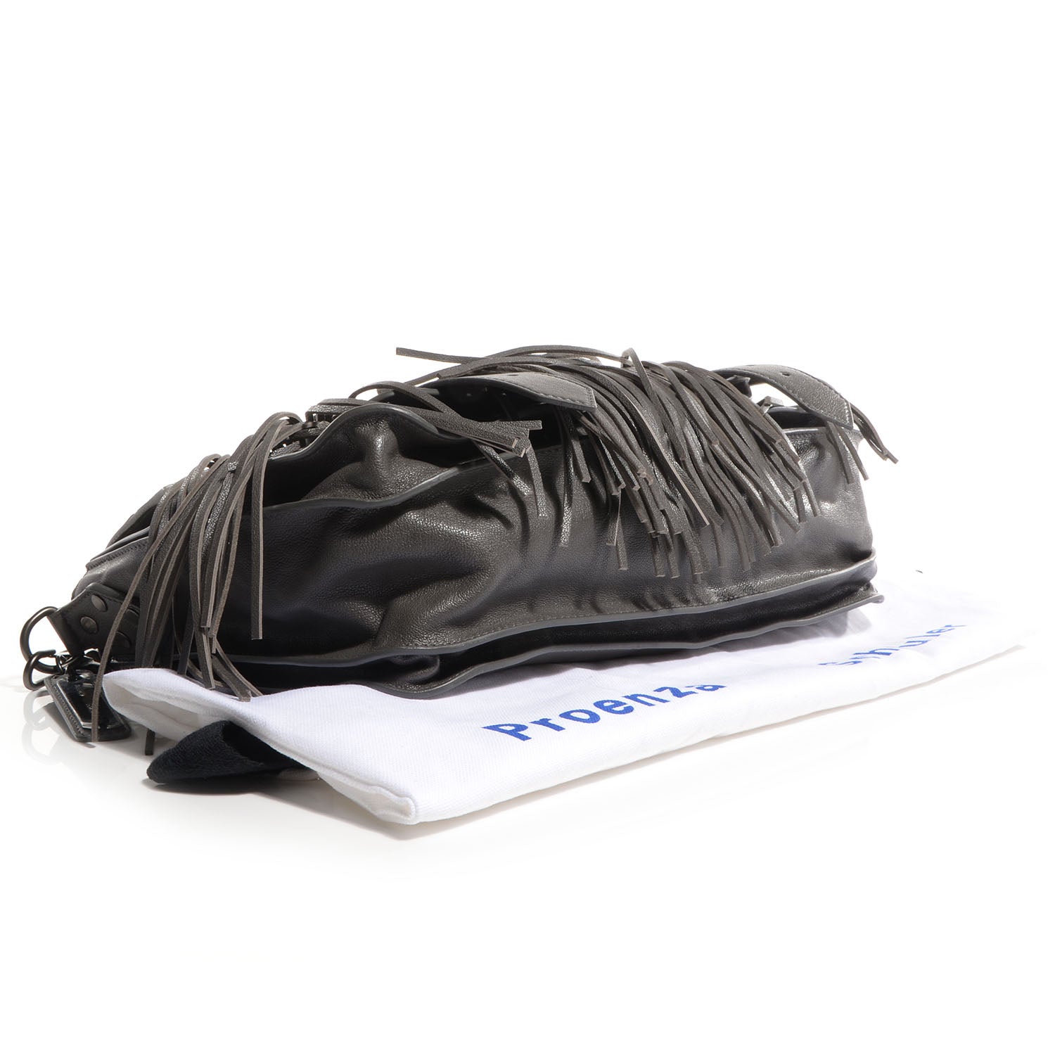 Proenza Schouler Lambskin PS1 Fringed Large Satchel London 4 of 13