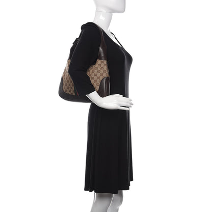 Gucci Monogram Web Jackie O Hobo Dark Brown 2 of 15