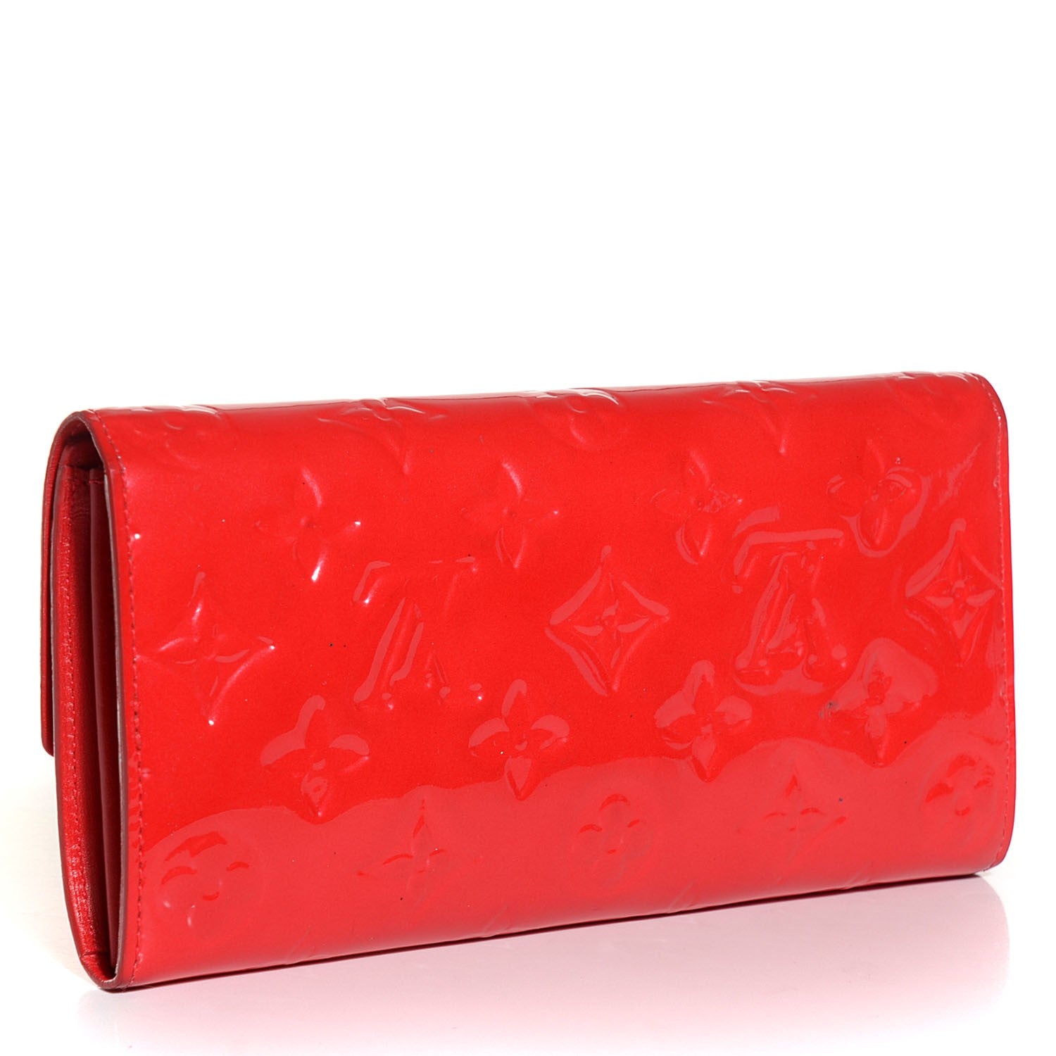Louis Vuitton Vernis Sarah Wallet Rouge Grenadine 3 of 7