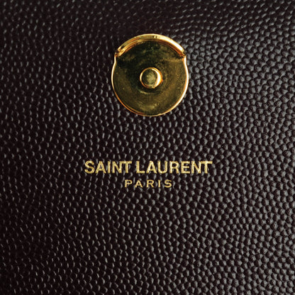 Saint Laurent Grain De Poudre Small Monogram Kate Satchel Armaranto 6 of 6