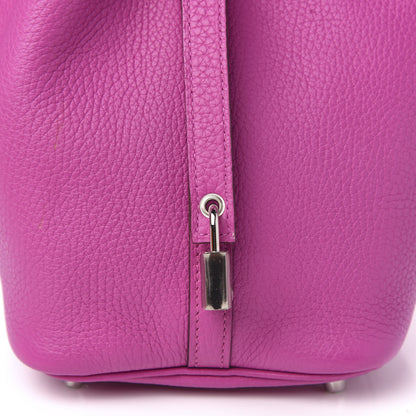 Hermes Taurillon Clemence Picotin Lock 18 PM Magnolia 9 of 10