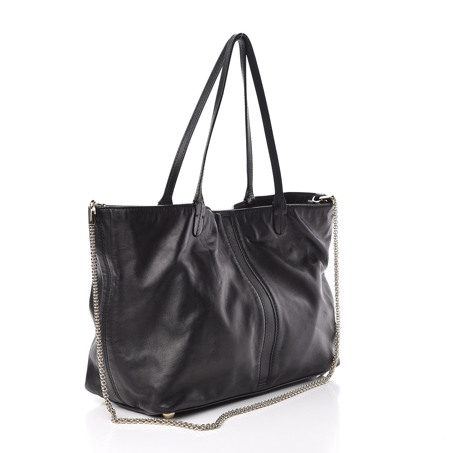 Valentino Garavani Calfskin Va Va Voom Tote Black 3 of 12