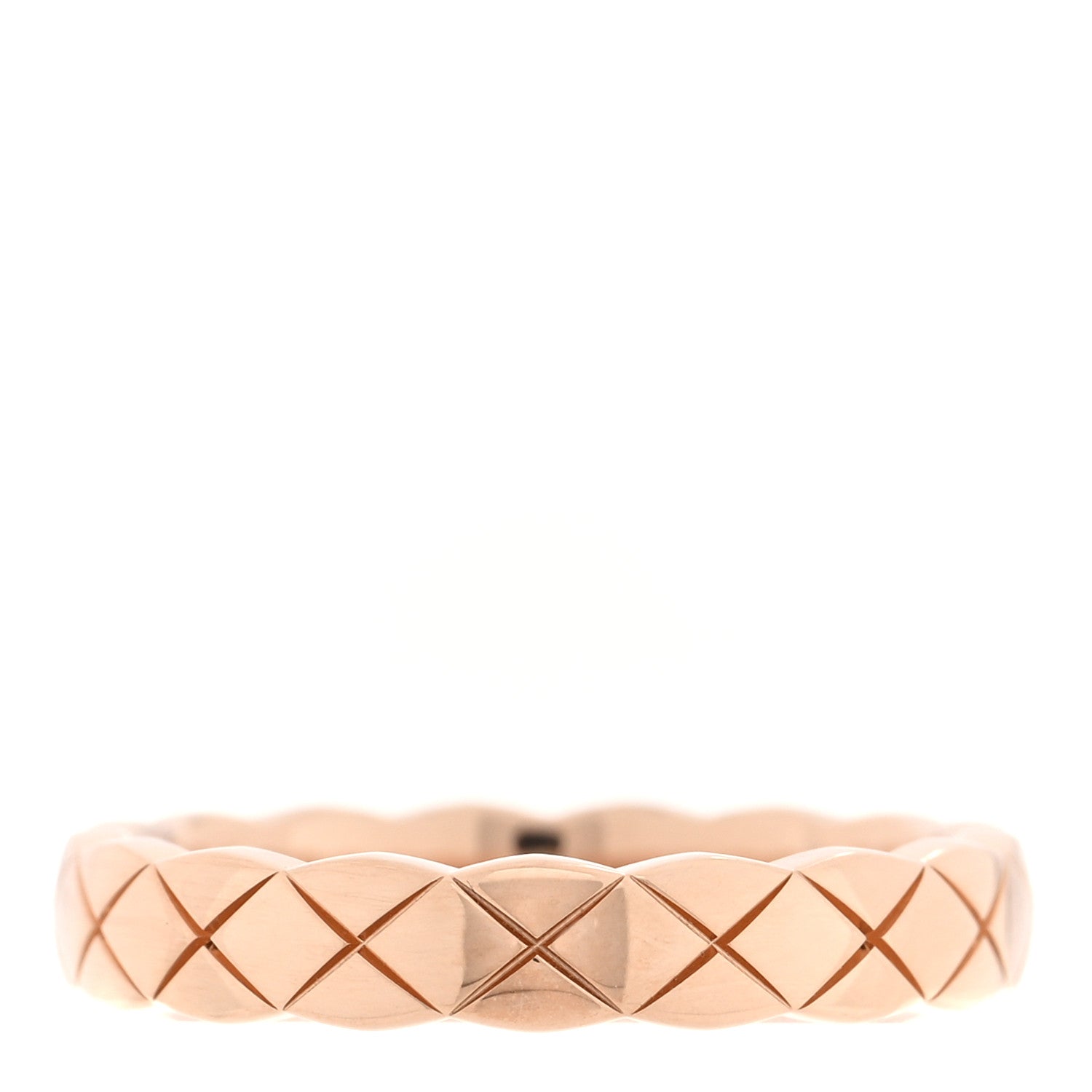 Chanel 18K Beige Gold Mini Coco Crush Ring 48 4.5 1 of 5