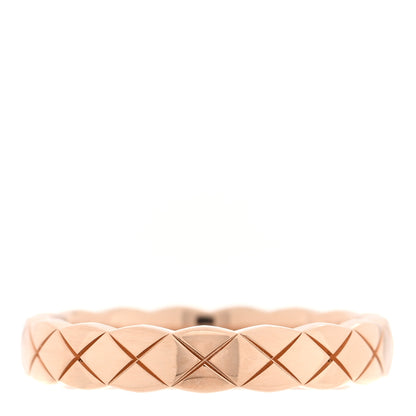 Chanel 18K Beige Gold Mini Coco Crush Ring 48 4.5 1 of 5