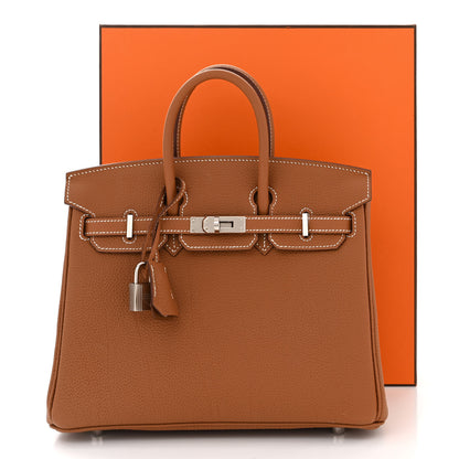 Hermes Togo Birkin 25 Gold 11 of 11