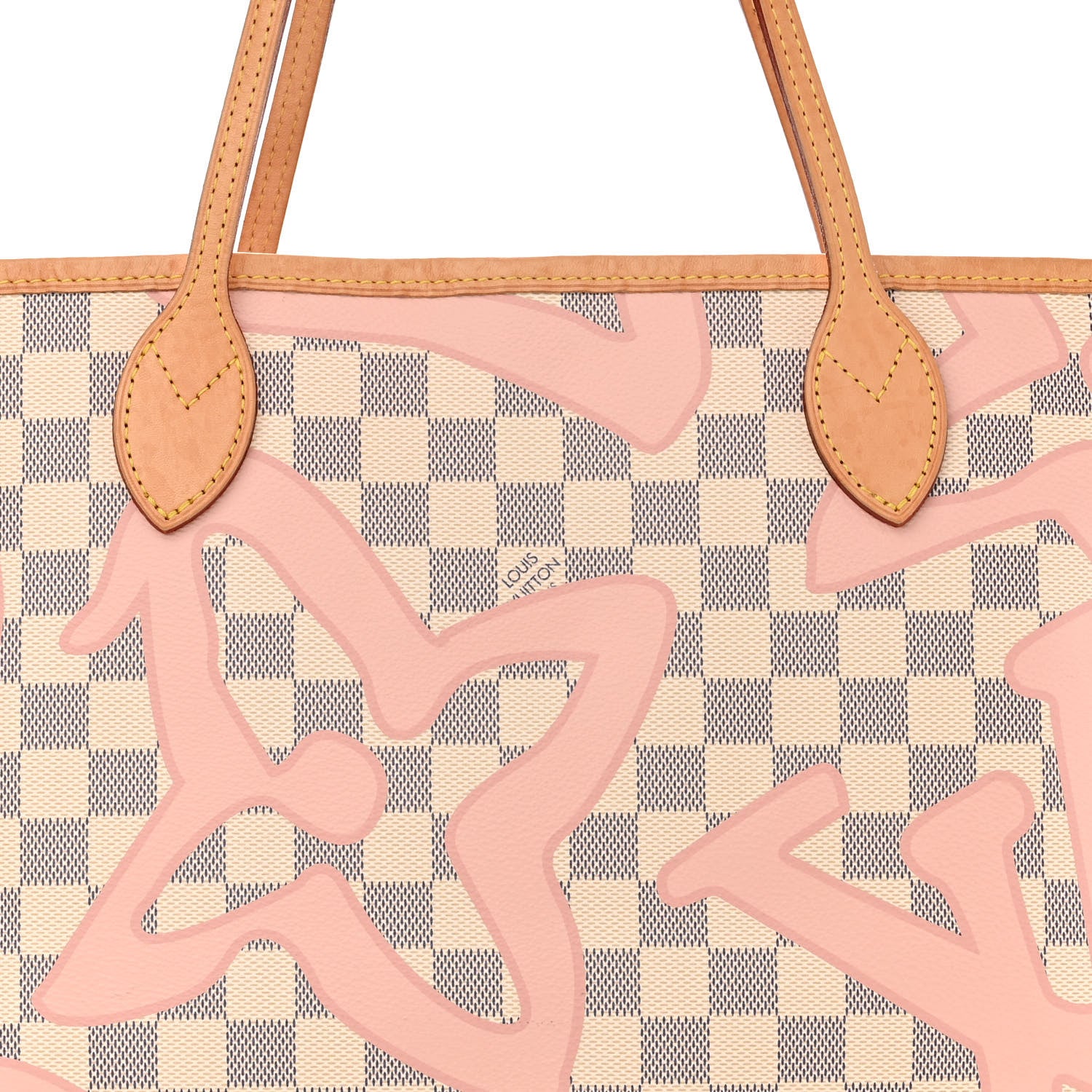 Louis Vuitton Damier Azur Tahitienne Neverfull MM 10 of 14