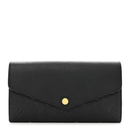 Louis Vuitton Empreinte Sarah Wallet NM Black 1 of 8