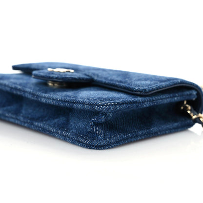 Chanel Denim Printed Belt Bag Dark Blue 6 of 11