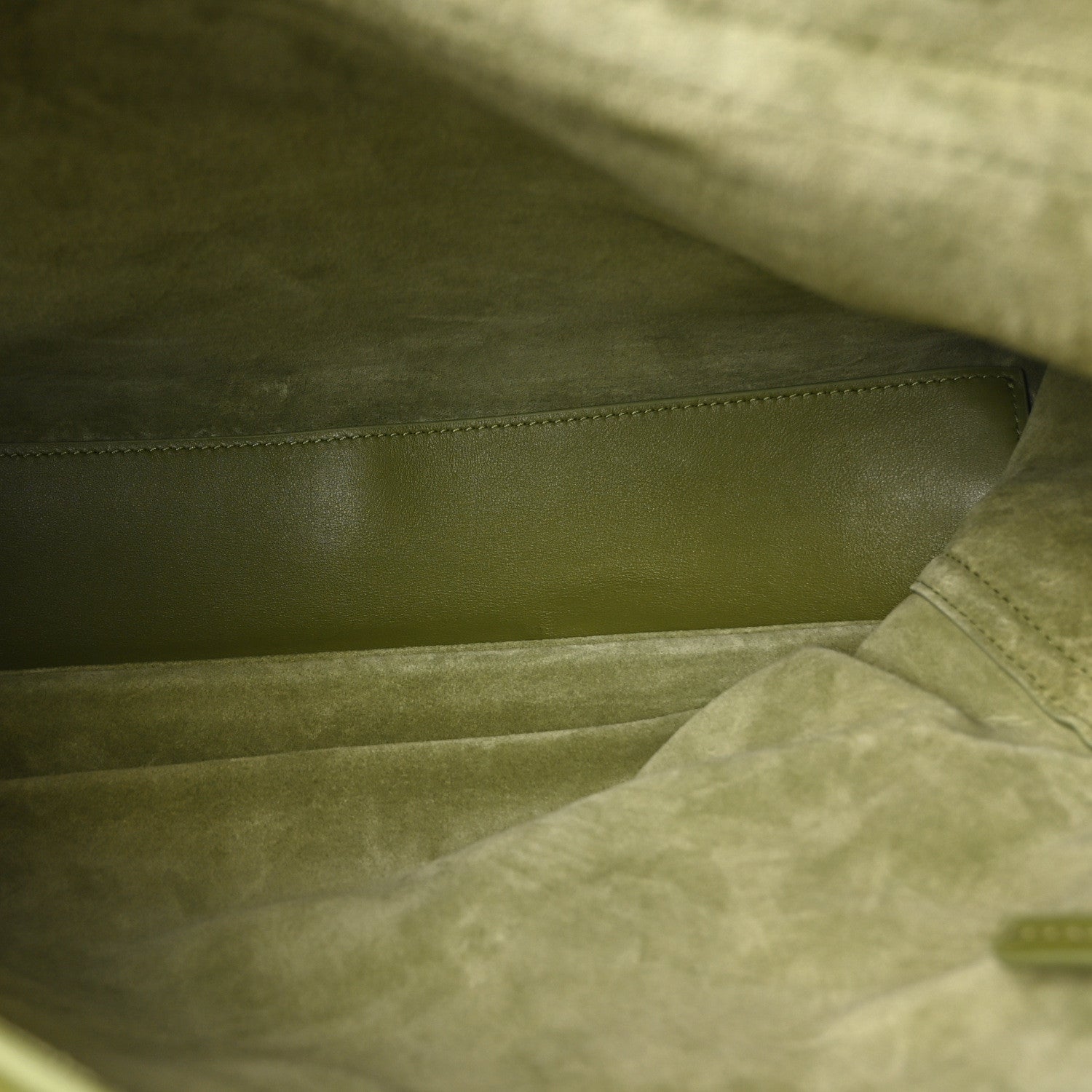 Bottega Veneta Silky Calfskin Large Ciao Ciao Matcha 5 of 10
