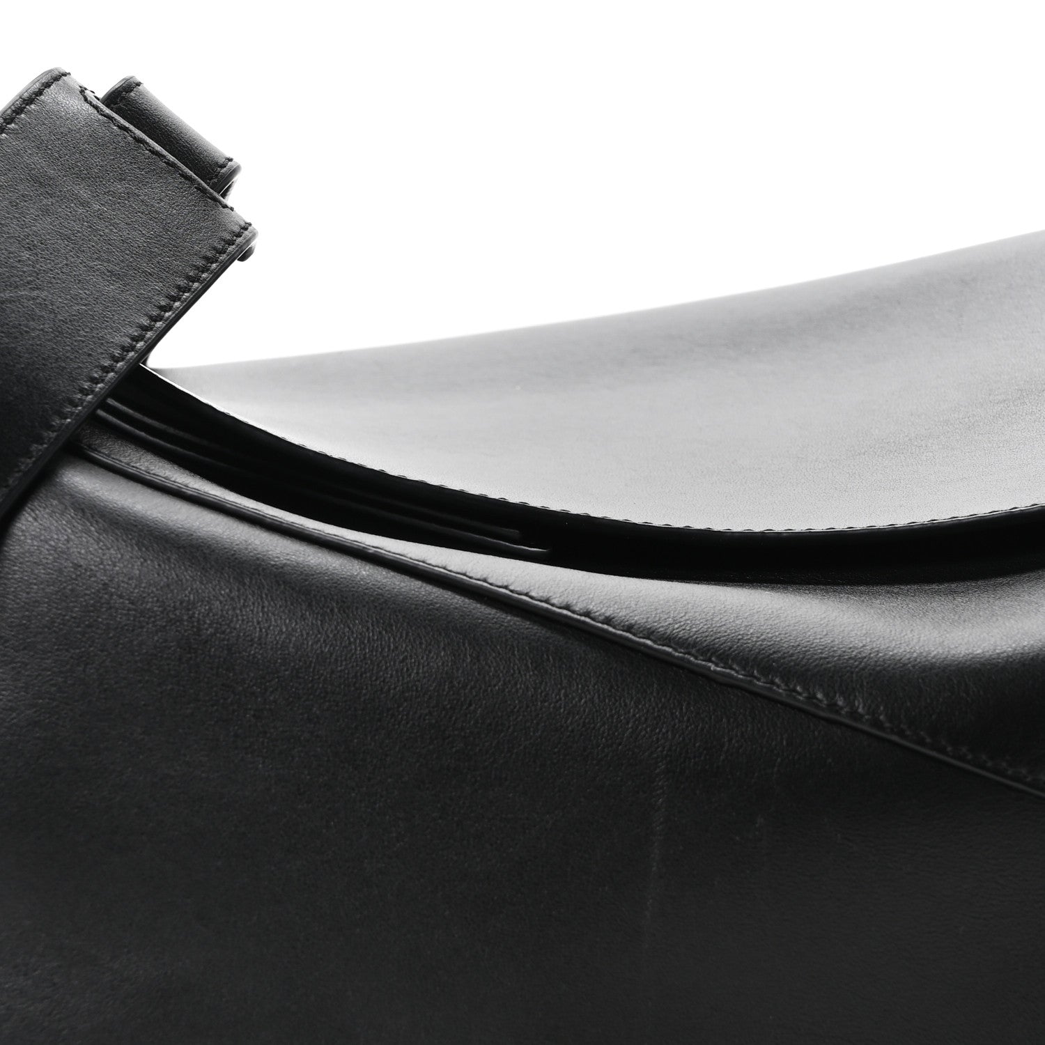 Loewe Calfskin Large Puzzle Edge Bag Black 7 of 9