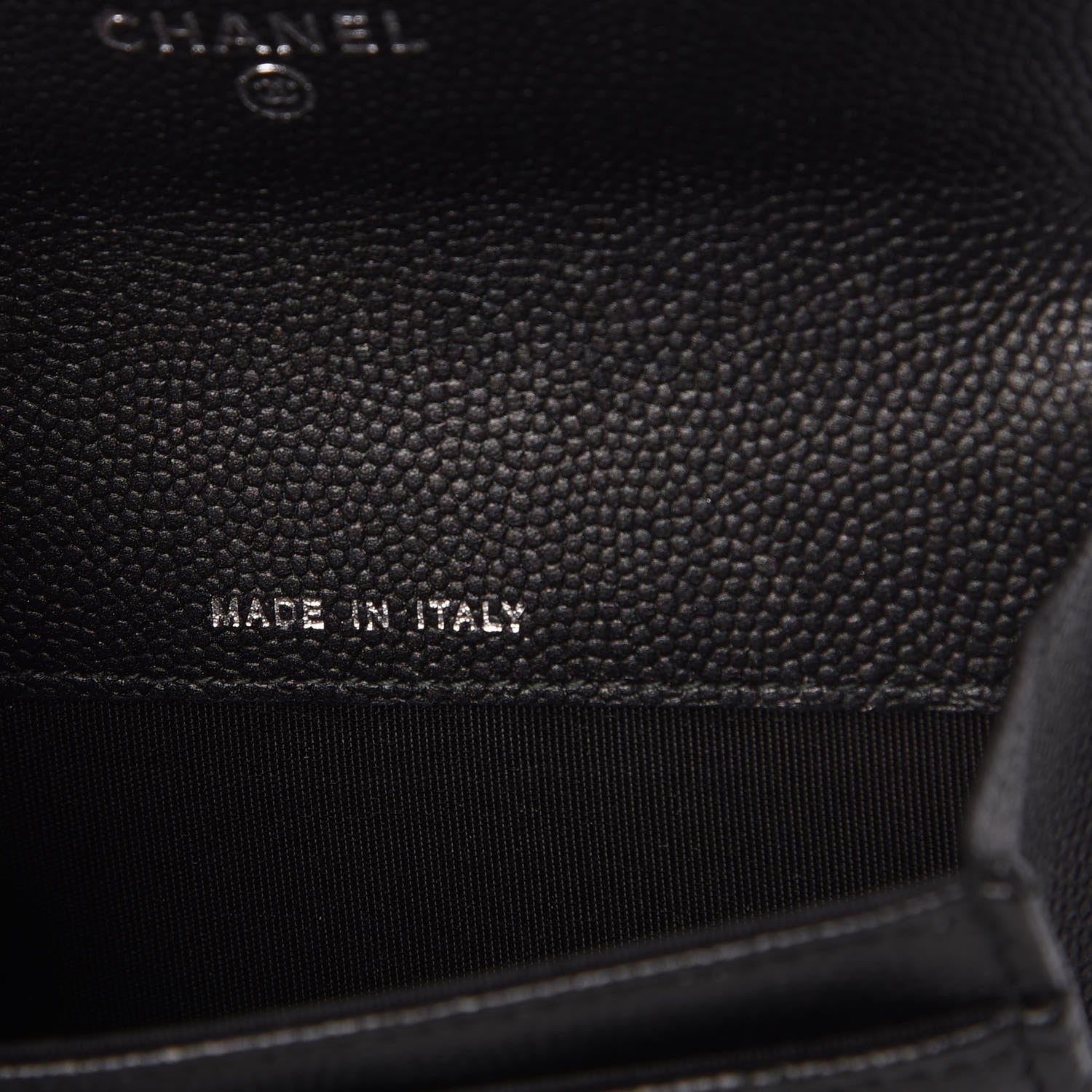 Chanel Caviar Quilted Boy Flap Card Holder So Black 7 of 9