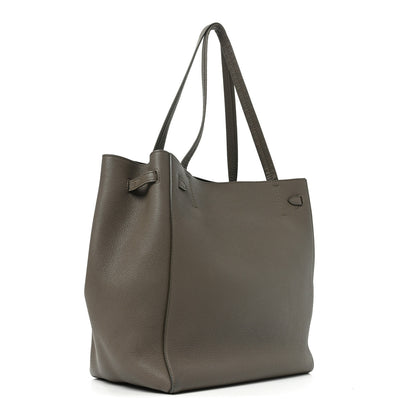 Celine Soft Grained Calfskin Small Belt Cabas Phantom Taupe 3 of 10