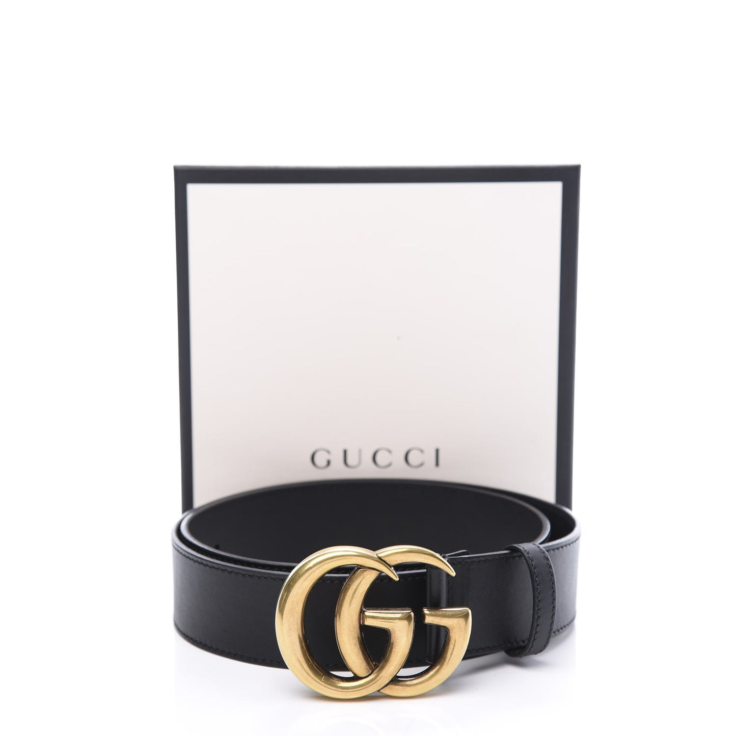 Calfskin Double G 40mm Belt 90 36 Black