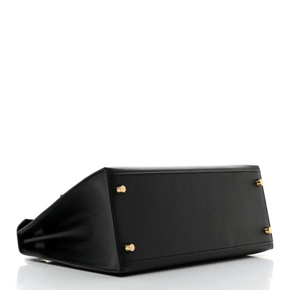 Hermes Epsom Kelly Sellier 28 Black 4 of 11