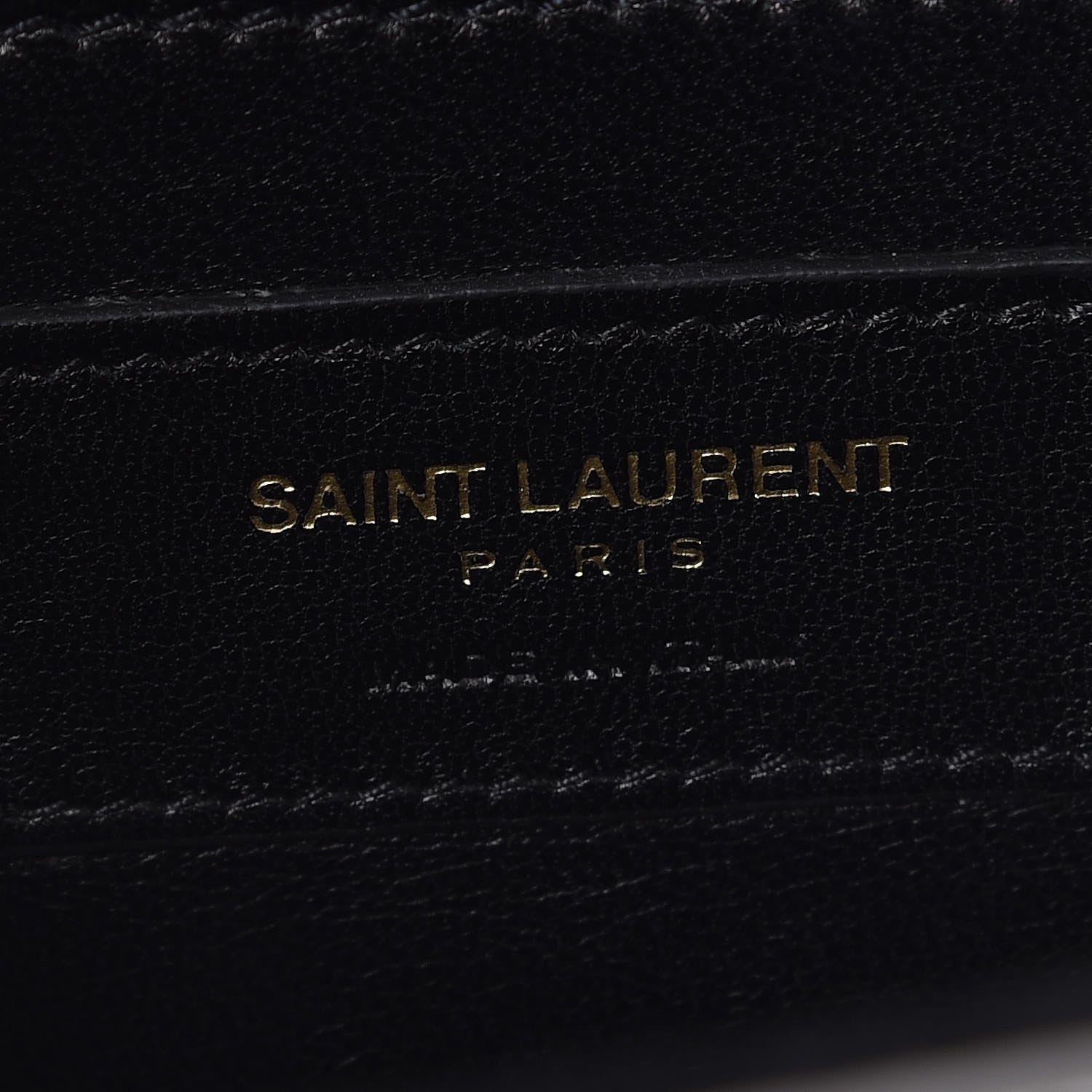 Saint Laurent Metallic Calfskin Classic Monogram Cassandre Clutch Argento 6 of 11