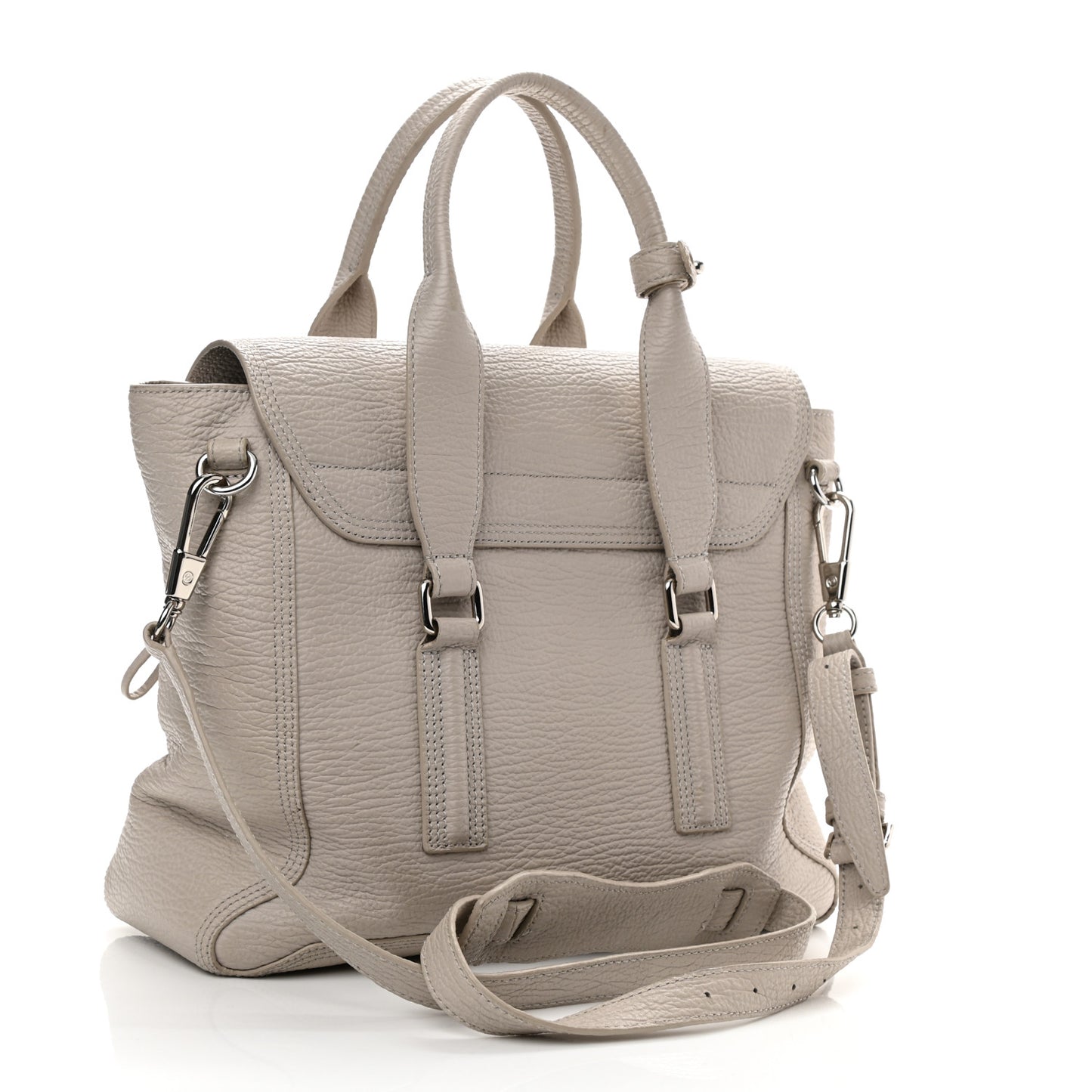 Textured Calfskin Medium Pashli Satchel Feather