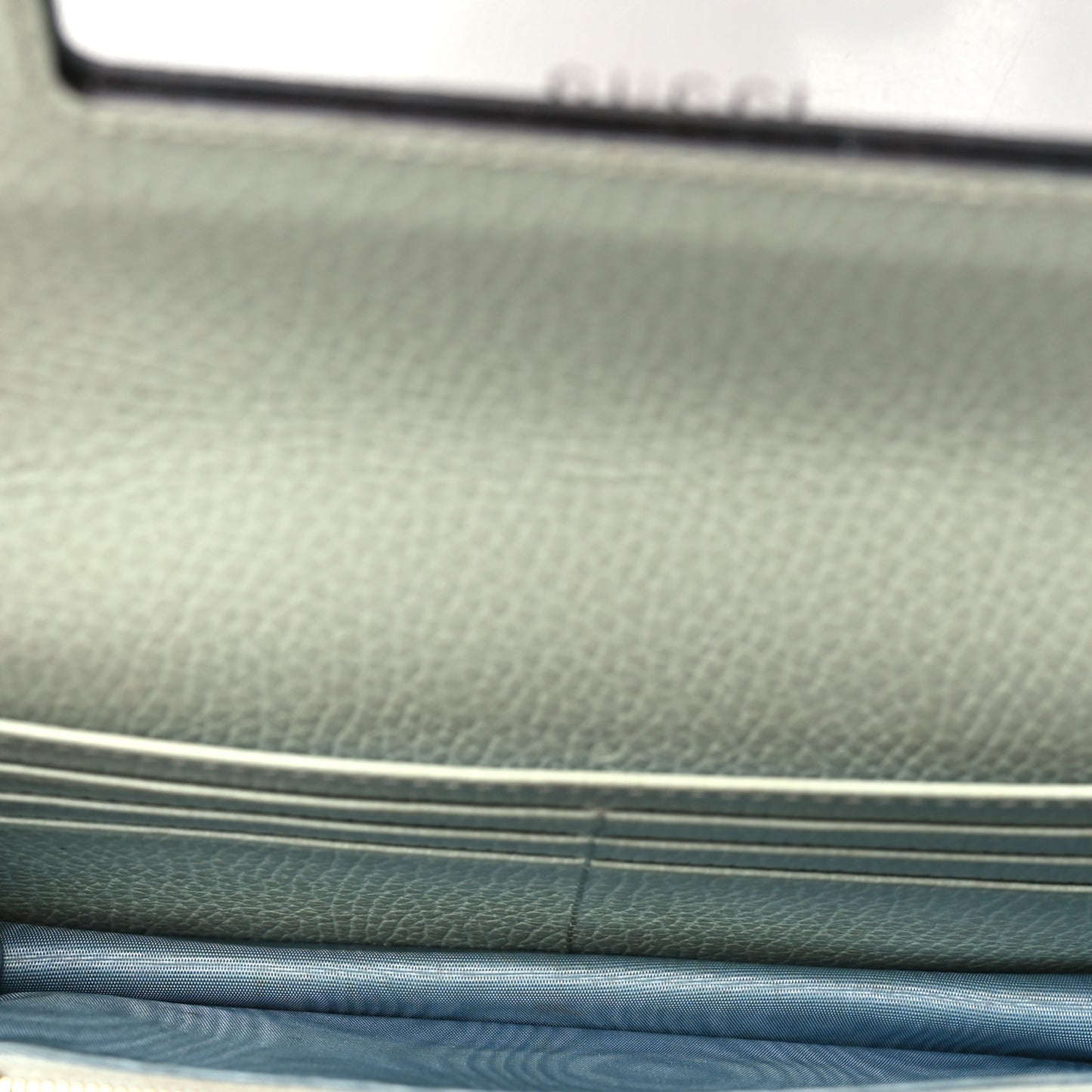 Dollar Calfskin Mini GG Marmont Chain Wallet Emerald Green Salvy Green