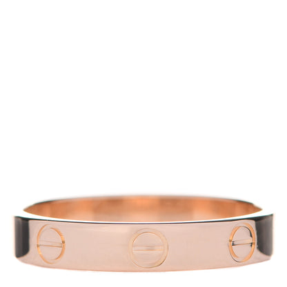 Cartier 18K Pink Gold 3.5mm LOVE Wedding Band Ring 55 7.25 1 of 5