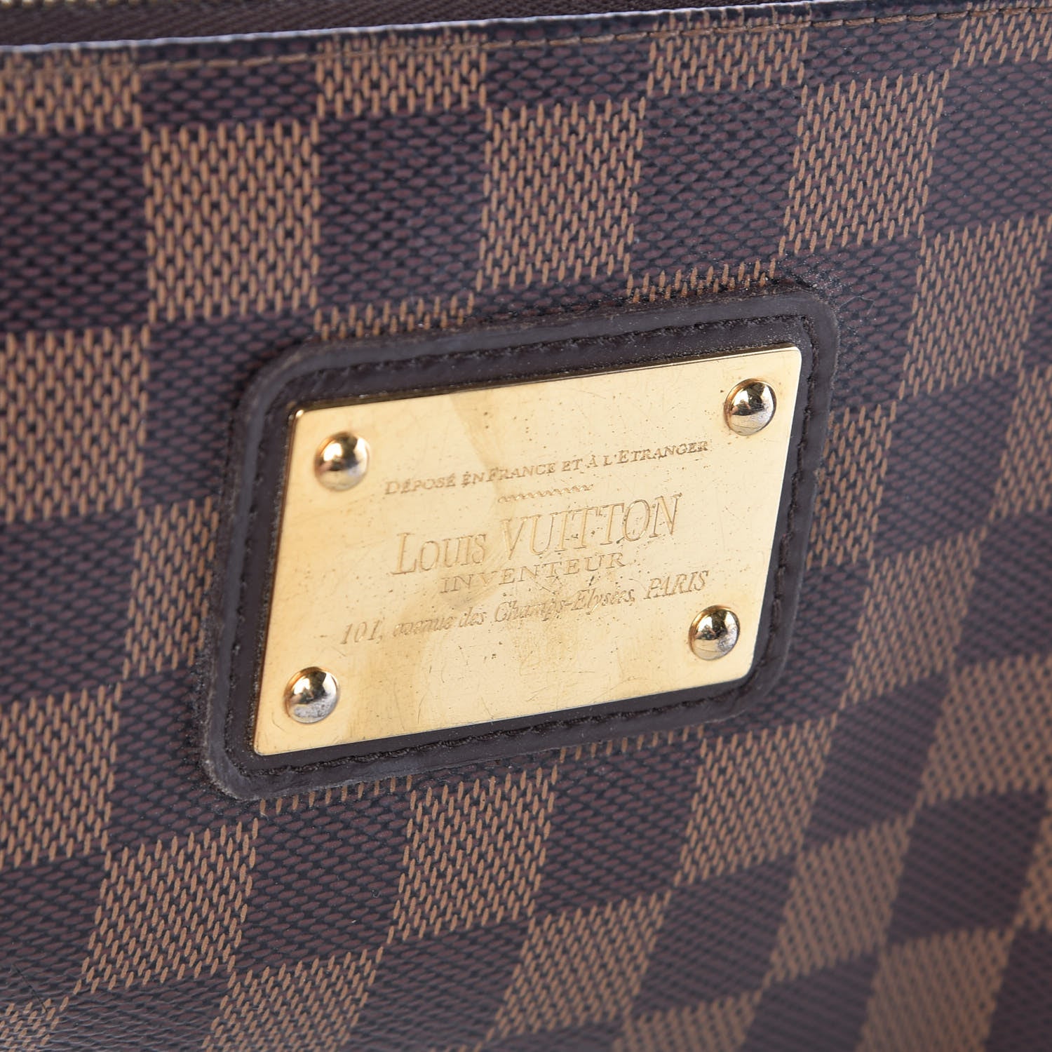 Louis Vuitton Damier Ebene Eva Clutch 13 of 13