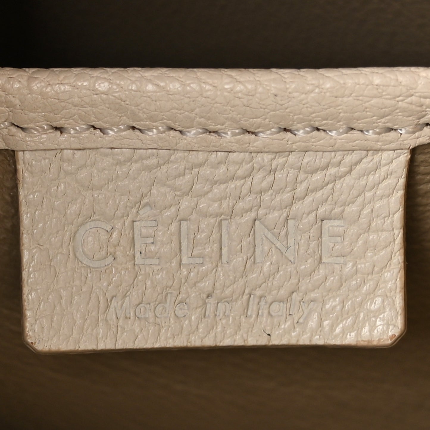 Goatskin Nano Luggage White