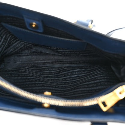 Prada Saffiano Medium Galleria Double Zip Tote Cobalto 5 of 13