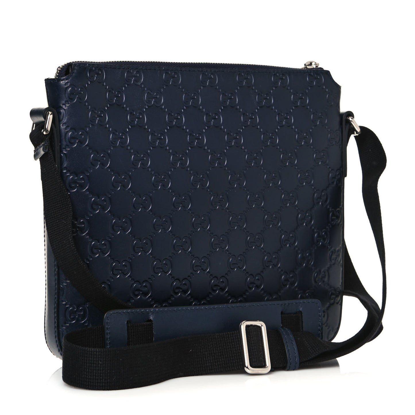 Guccissima Signature Small Messenger Bag Blue