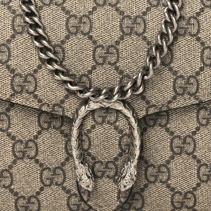 Gucci GG Supreme Monogram Mini Dionysus Chain Wallet Beige Taupe 10 of 13