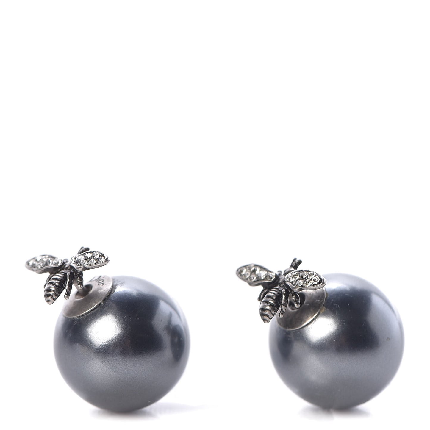 Mise En Dior Tribal Bee Earrings Grey