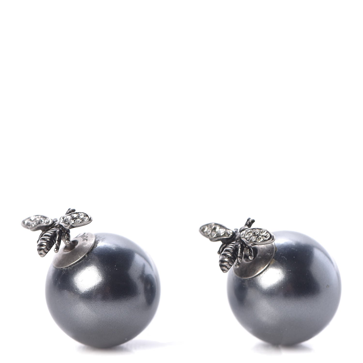 Christian Dior Mise En Dior Tribal Bee Earrings Grey 1 of 6