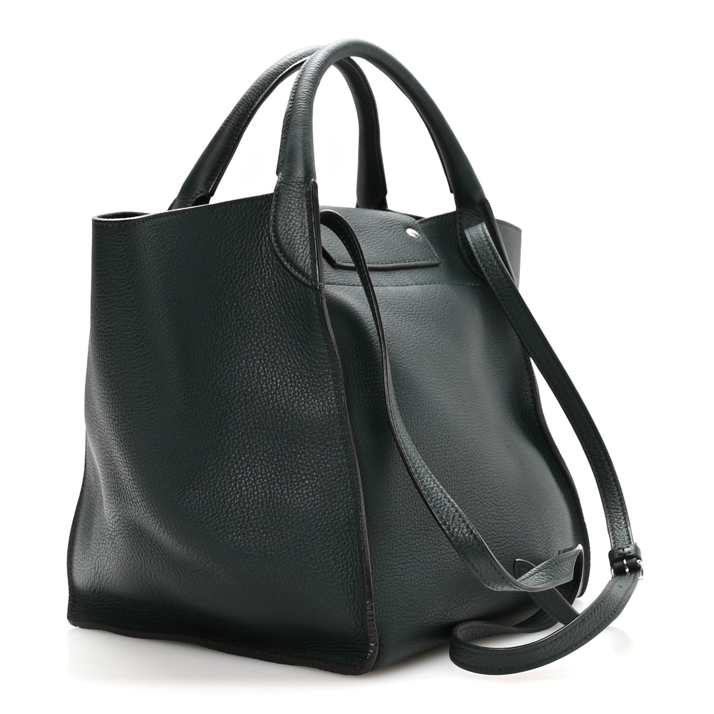 Supple Grained Calfskin Small Big Bag Amazone