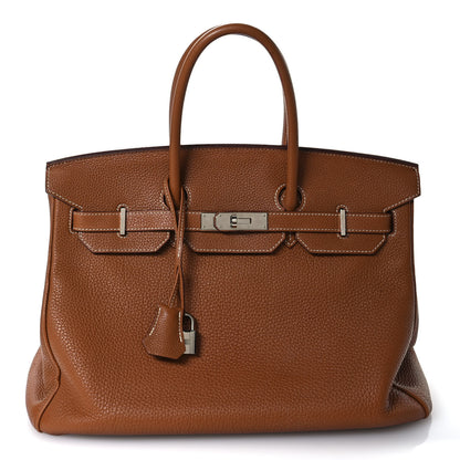 Hermes Togo Birkin 35 Gold 1 of 12