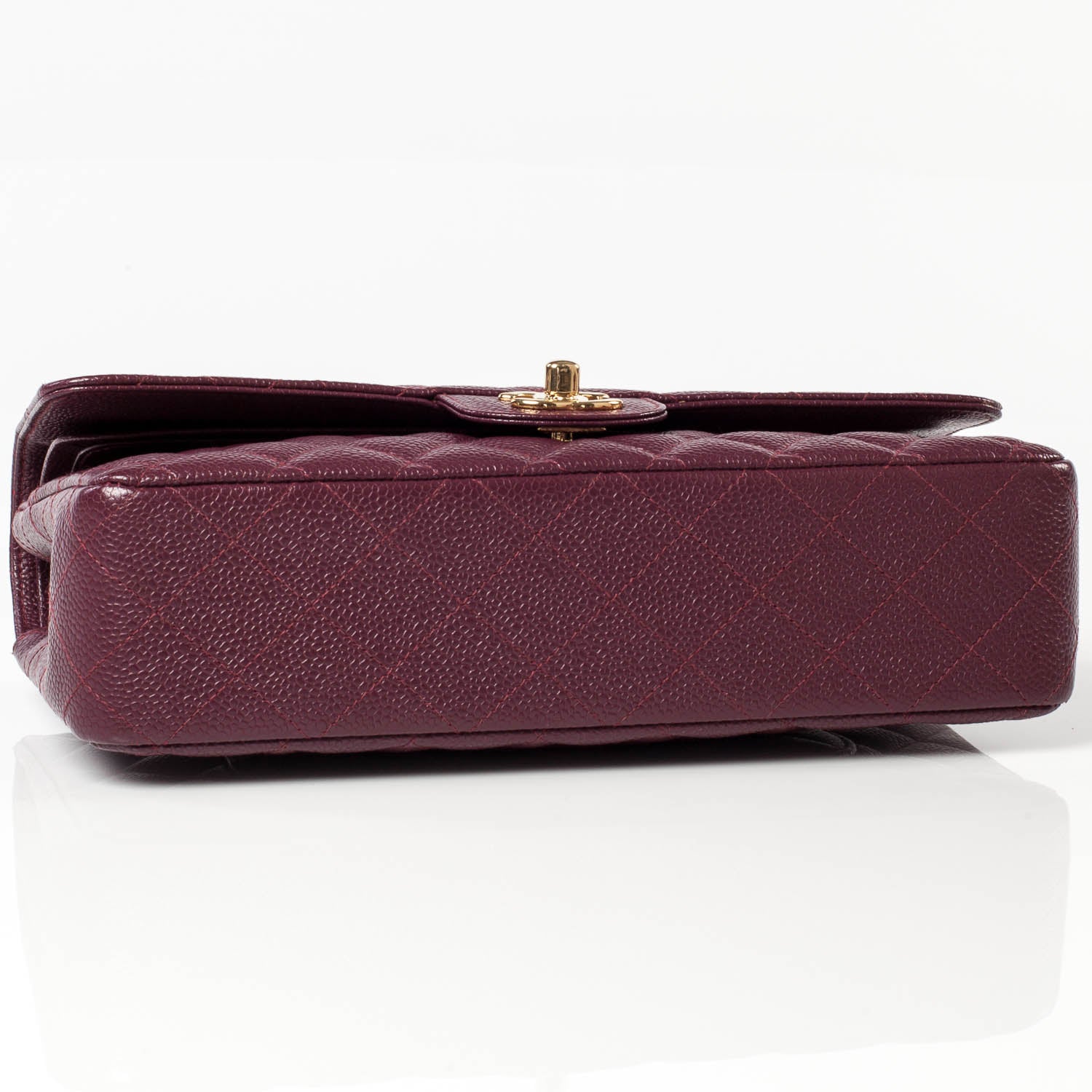 Chanel Caviar Medium Double Flap Plum 5 of 10