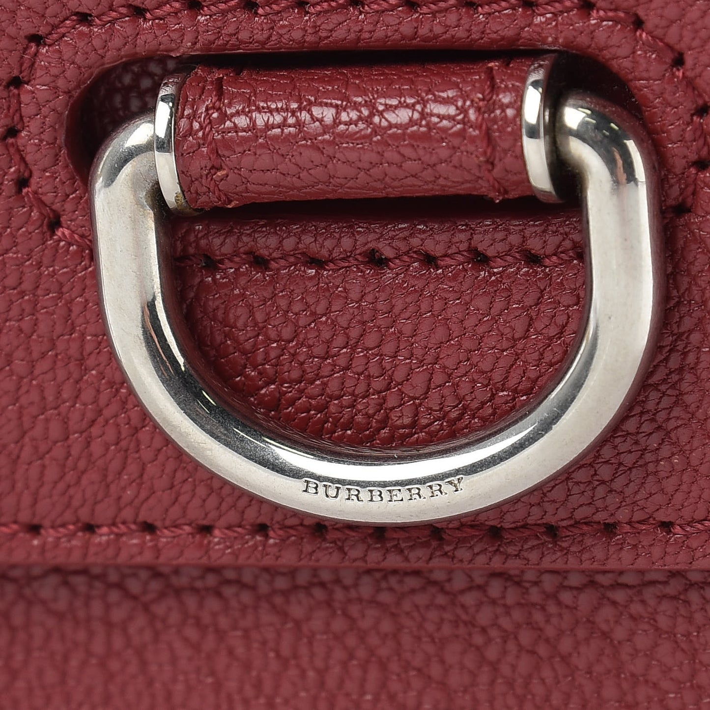 Hayes Goatskin D-Ring Mini Bag Crimson