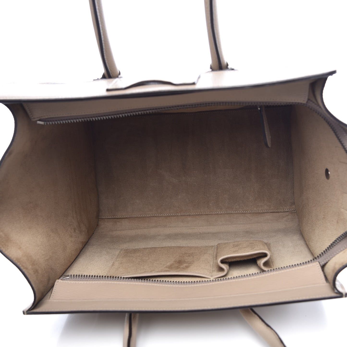 Drummed Calfskin Mini Luggage Dune