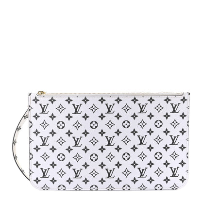 Louis Vuitton Monogram Giant Neverfull MM GM Pochette White 1 of 4