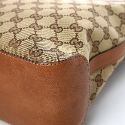 Gucci Monogram Medium Marrakech Hobo Camel 10 of 13