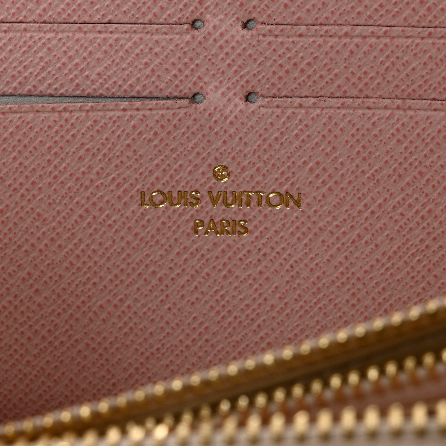Louis Vuitton Damier Azur Clemence Wallet Rose Ballerine 6 of 10
