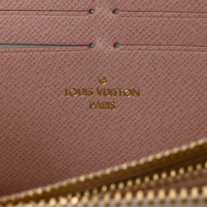 Louis Vuitton Damier Azur Clemence Wallet Rose Ballerine 6 of 10