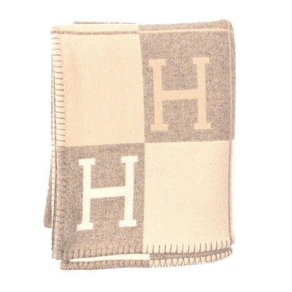 Hermes Wool Cashmere Avalon III Blanket Coco Camomille 1 of 3