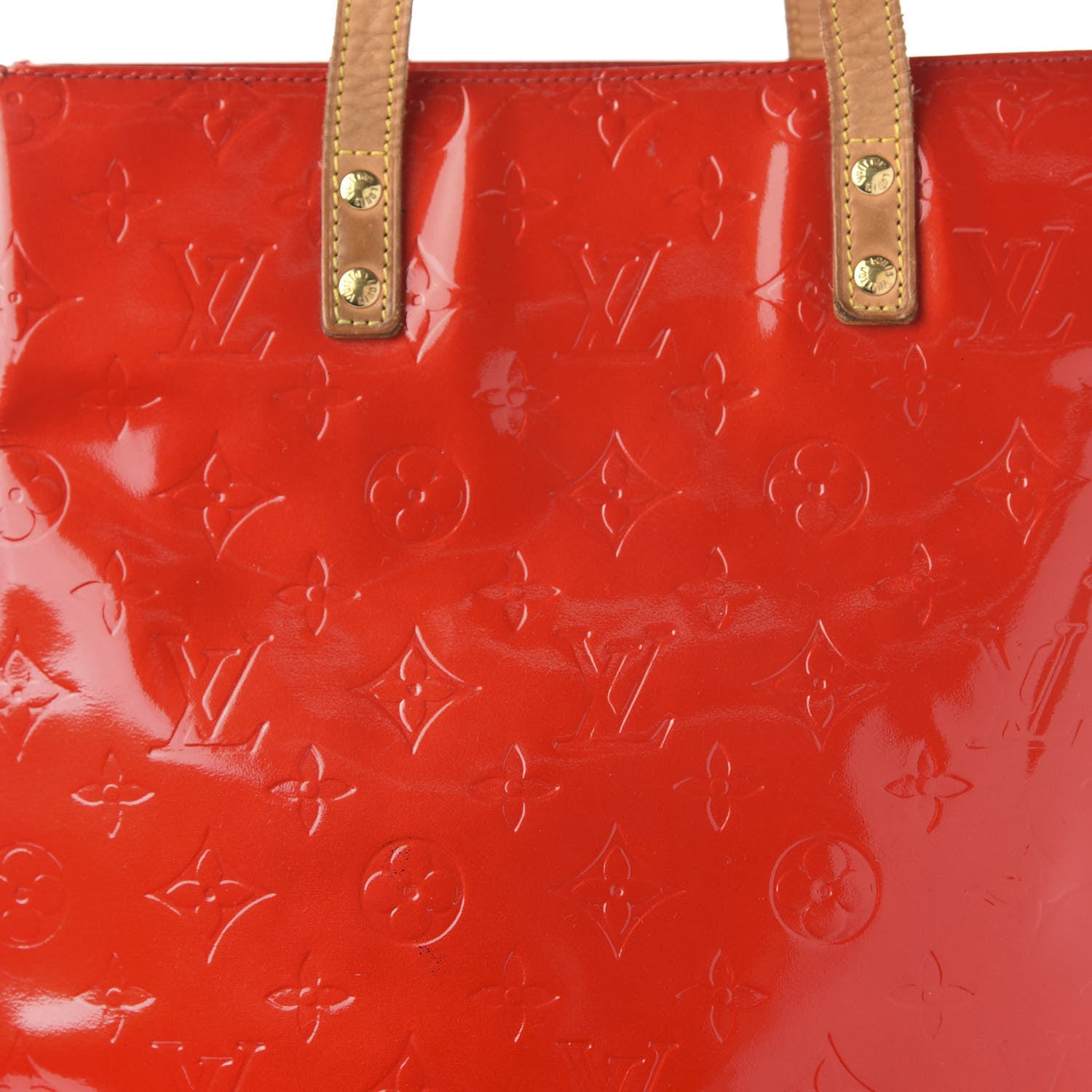 Louis Vuitton Vernis Reade MM Rouge 9 of 11