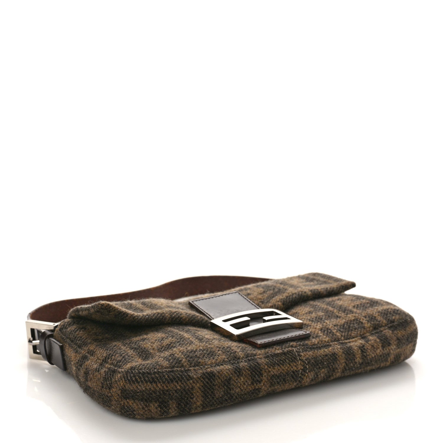 Fendi Wool Zucca Baguette Tobacco 4 of 9