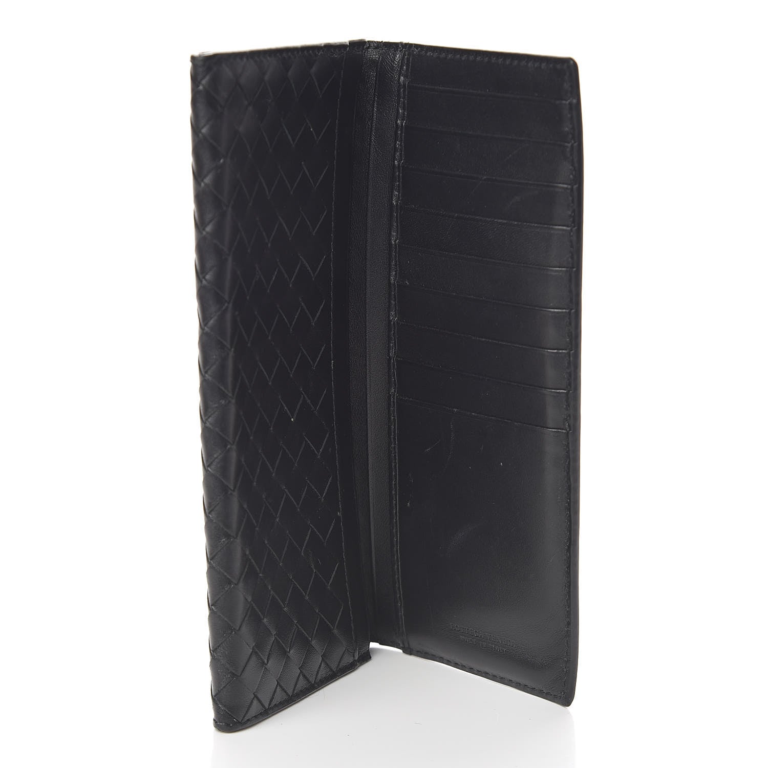 Bottega Veneta Nappa Intrecciato Flap Wallet Black 5 of 12