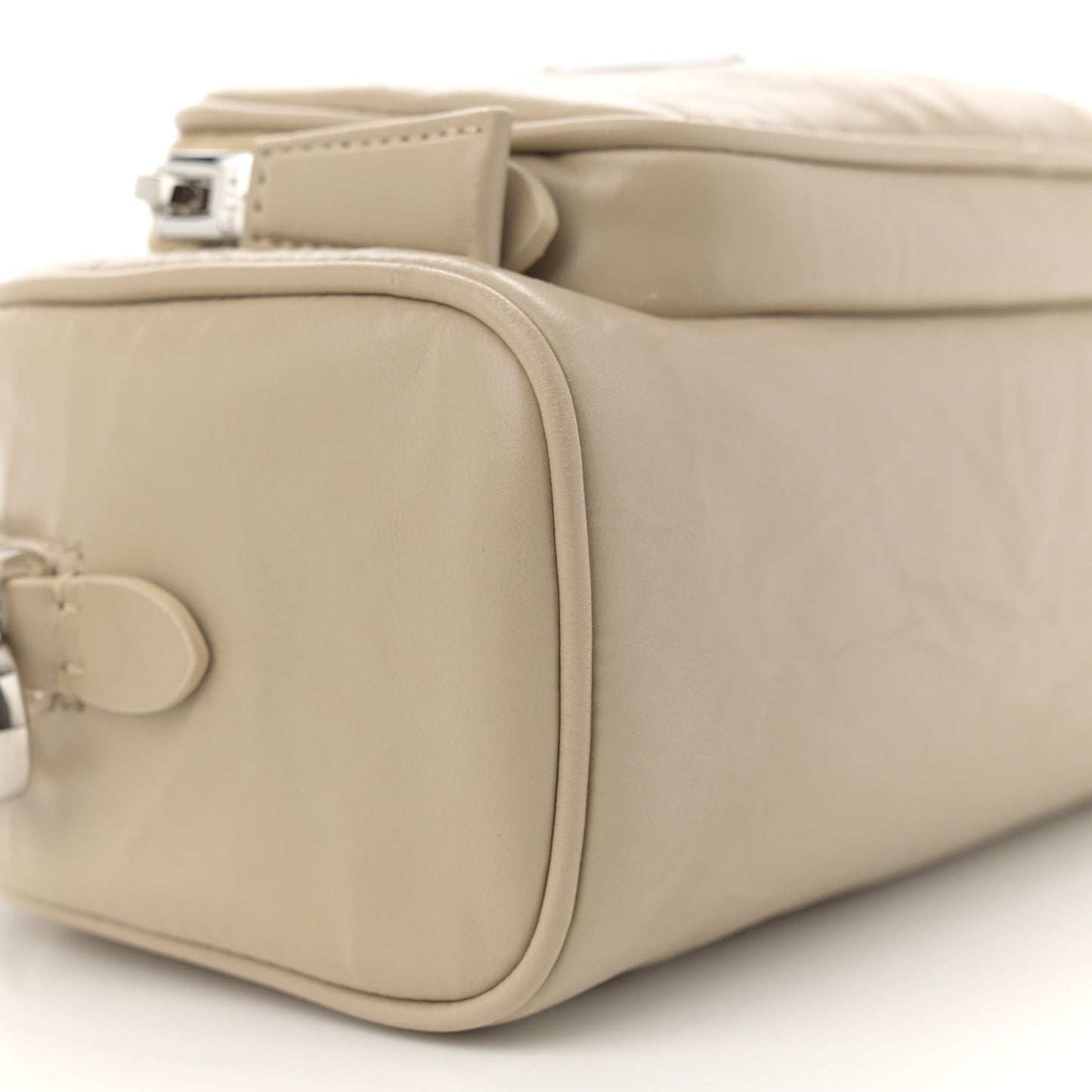 Nappa Antique Multi-Pocket Shoulder Bag Deserto