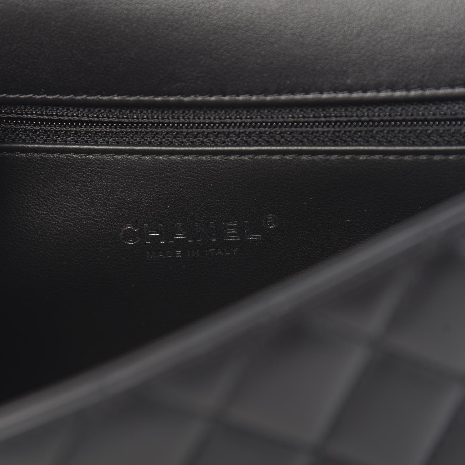 Chanel Calfskin Quilted Medium CC Filigree Flap Black 6 of 11