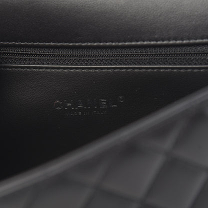 Chanel Calfskin Quilted Medium CC Filigree Flap Black 6 of 11