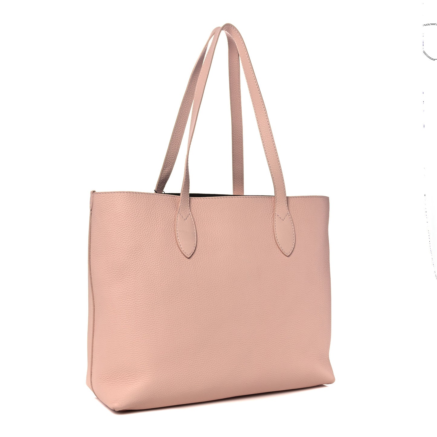 Grainy Calfskin Remington Tote Pale Ash Rose