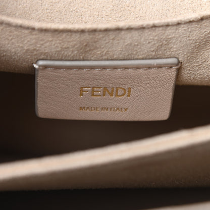 Fendi Vitello Liberty FF 1974 Embossed Kan I Shoulder Bag Fragola 6 of 9
