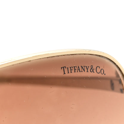 Tiffany Aviator Twist Bow Sunglasses TF 3044 Gold 7 of 8