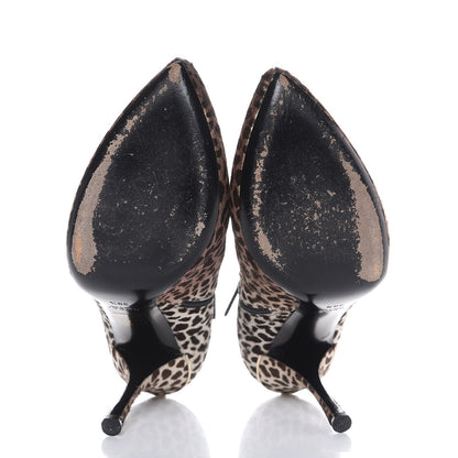 Gucci Pony Hair Animal Print Paloma Ankle Booties 39.5 7 of 10