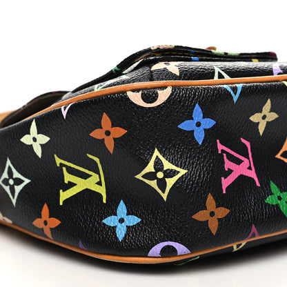 Louis Vuitton Monogram Multicolor Lodge PM Black 4 of 13